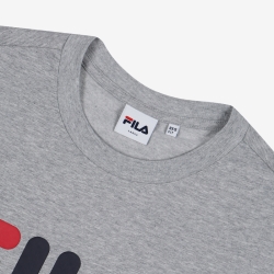 Fila Linear Logo - Miesten Poolopaita - Vaalean | FI-92965